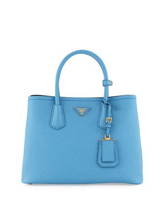 prada soffiano cuir bluette neiman marcus|Prada Saffiano Cuir Twin Bag, Blue (Bluette) .